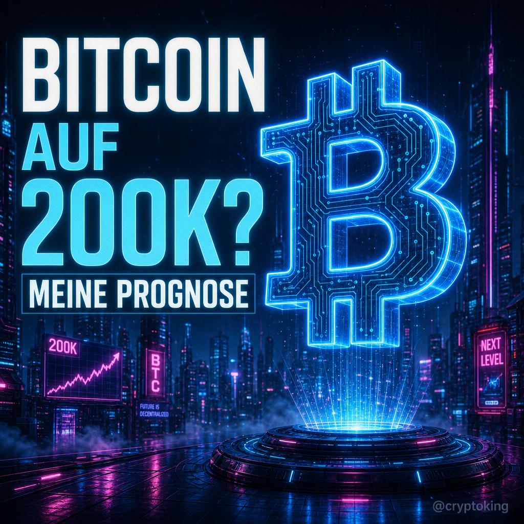 Krypto Beispielpost im Neon Cyber Stil