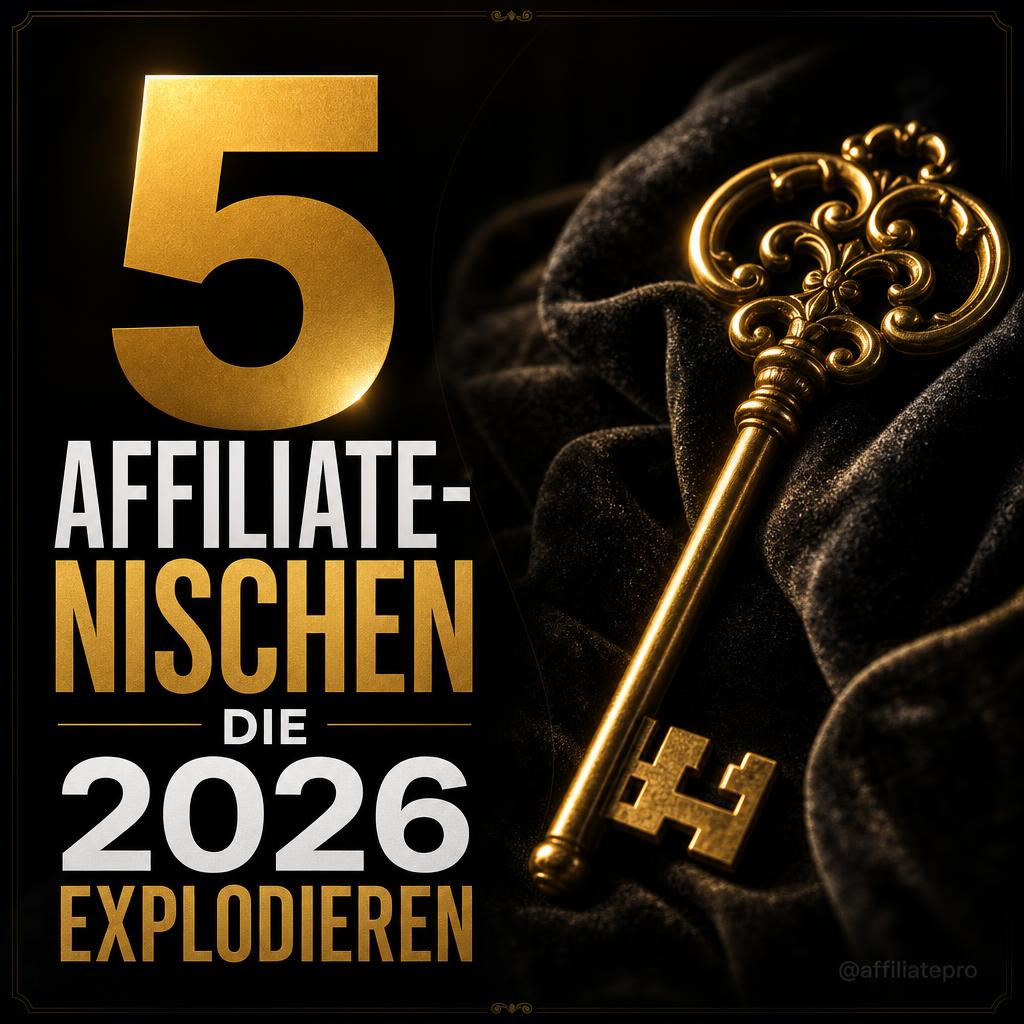 Affiliate Marketing Beispielpost im Dark Luxury Stil